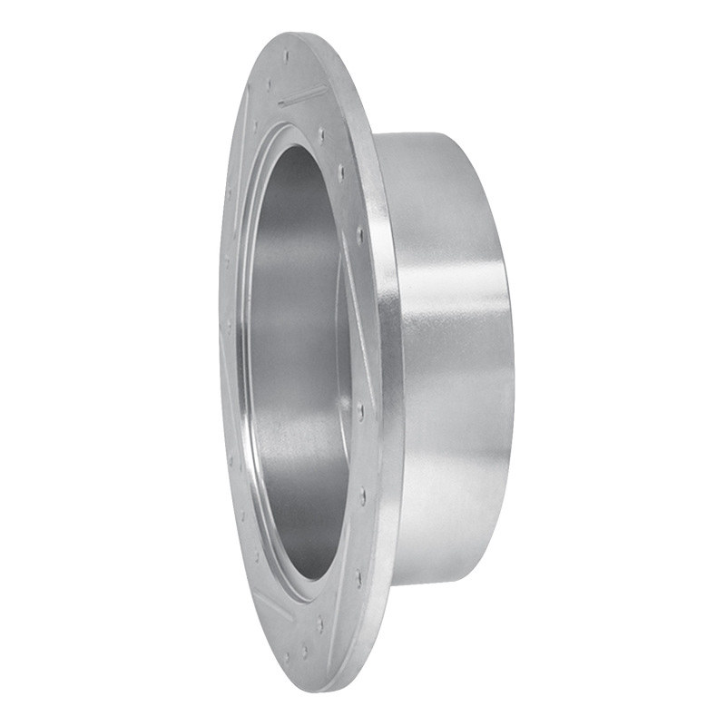 Lexus RX350 Brake Rotor (1) - Rear Right - R1 Concepts - Drilled & Slotted - Silver - `04-`09